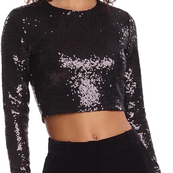 Brand new Sequin crop top - Picture 1 of 2
